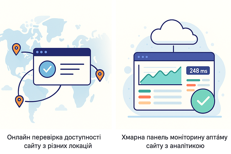 Онлайн перевірка доступності сайту з різних локацій
